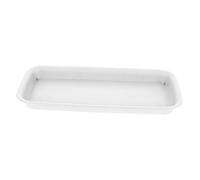 TINEASUR Rectangular Plastic Plant Saucer Drip Tray Planter Base for Indoor Outdoor Window Shelf Easy Clean Plant Tray