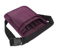 TINEASUR Sacoche Banane Infirmière en Nylon Pourpre Protection D'outils et Design Multifonctionnel, Organiseur Pratique pour Accessoires de Travail en Jardinage