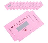 TINEASUR Set de Cartes à Gratter Créatif Saint-valentin Lot de 20 en Papier Rose Activités Surprises Interactives pour Couples pour Anniversaires D'garçon et Filles et Fêtes