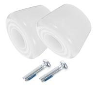 TINEASUR Set de Frein Accessoire Léger pour Patins à roulettes en PU Blanc Grosse Surface de Freinage pour Patins de Roller en Extérieur