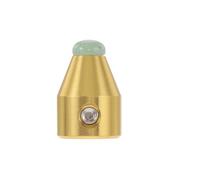 TINEASUR Socle pour Diapason 8 Mm en Alliage D'aluminium Robuste Base en Cristal Vert, Pied de Support Stable et Précis, Accessoire Polyvalent pour Instruments de Musique et Contemplation