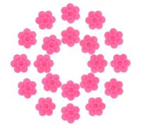 TINEASUR Support Colle Extension Cils 200pcs Gobelets en Plastique Rose, Petit et Léger, Réutilisable pour Maquillage et Mélange de Pigments