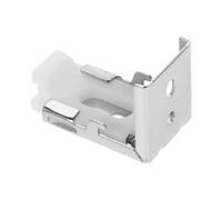 TINEASUR Support de Store Enrouleur en Alliage D'aluminium Argenté Design Minimaliste et Fixation Stable pour Installation de Stores Verticaux la Maison