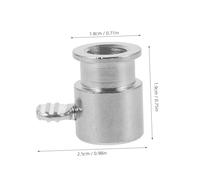 TINEASUR Support pour Broche Rôtissoire De Fixation Accessoire De Foyer Boulon De Remplacement pour Barbecue Manchon De Tige Résistant Chaleur