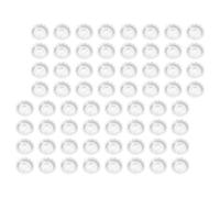 TINEASUR Supports Pack de 120 Pièces Base Auto-adhésive pour Extensions de Cils Cupules en Plastique Contrôle Temps de Séchage pour Greffe de Cils pour Salons de Beauté