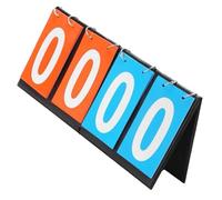 TINEASUR Tableau d'affichage Sportif Pratique marqueur réutilisable Tableau de Score réutilisable en Tissu et métal, 4 Chiffres, imperméable, pour Basketball et Sports Events