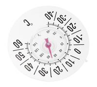 TINEASUR Thermomètre de Fenêtre Analogique Haute Précision avec Ventouse Forte Portable pour Chambres Intérieures et Extérieures Affichage et Usage Multiple