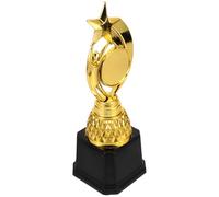 TINEASUR Trophée en Plastique D'étoile Dorée pour Garçon et Filles et Étudiants, Trophée de Récompense Élégant pour Matchs et Activités D'évaluation Sportive Réutilisable