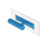 TINEASUR Truelle de Lissage Murale Base Transparente, Poignée Confortable Platoir D’application D’enduit en Plastique Application Artistique pour Murs en Plâtre, Espaces Élégants