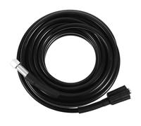 TINEASUR Tuyau Haute Pression 8 m 160 Bars Noir Pour Nettoyeur Haute Pression Eau Froide, Rallonge M22 Filetage Femelle Compatible Accessoires Nettoyage Extérieur