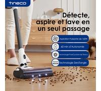 Aspirateur Balai sans Fil - TINECO - A30S - 160W - 60 Min - Réservoir 1L