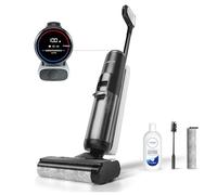 Tineco Aspirateur Eau et Poussière sans Fil Floor One S5 Intelligent pour sols durs, écran Digital, Longue autonomie, Parfait pour Les saletés collantes et Les Poils d’Animaux, économie d'espace