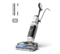 Tineco Floor One S6 Stretch Steam Nettoyeur Vapeur, Aspirateur Balai Vapeur à Câble Tout-en-Un, 160℃ HyperSteam, 180° Pose à Plat, Auto-Nettoyage FlashDry, Anti-Tangle-Design