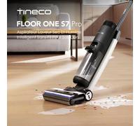 Tineco Floor ONE S7 PRO Aspirateur sans fil eau et poussière avec écran LED, élimine les saletés collantes et les poils d'animaux, technologie centrifugale
