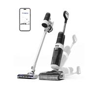 Tineco Floor One Switch S6 Stretch Aspirateur eau et poussière, Multifonction, à plat 180°, Autonettoyant, Autonomie 65 min, Nettoyage des bords des deux côtés et nettoyage de toute la maison