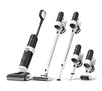 Tineco Floor ONE Switch S6 Stretch Aspirateur Traîneau Hybride, 180° Plat, Anti-Enchevêtrement, Séchage Rapide 85℃, 40 min d'aspiration humide, 50 min d'aspiration sèche, 21 kpa Nettoyage Double