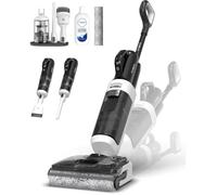 Tineco Floor One Switch S6 Stretch Breeze (Stretch S6 Combo) Aspirateur Laveur, Aspirateur Balai sans Fil Multifonction 2 en 1, Plat 180°, Auto-Nettoyage FlashDry 85℃, Anti-Enchevêtrement, 20kPa