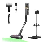 Tineco Pure One A90S Aspirateur Balai sans Fil 270AW 105Min 3DSense Master | Système ClogLess anti-obstruction, LED Vert 150° détecte jusqu'à 0,02mm, Pliable à 180°, Idéal Poils/Tapis/Sols