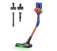 Tineco Pure One S70 Aspirateur Balai sans Fil, 200AW d’Aspiration, 95 Min d'autonomie, Système de Filtration en 6 étapes, Lumière LED Verte à 150°, Adapté aux Poils d'animaux/Tapis/Sols Durs, Orange