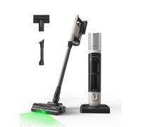 Tineco Pure One Station 5 Pro aspirateur Balai sans Fil avec Base Auto-Vide 2.5 L, 100 Min d'Autonomie, Brosse Anti-Enroulement, Détection Poussière LED 120°, 200 AW, Accessoires pour Multi-Surfaces