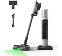 Tineco Pure One Station 5 Pro aspirateur Balai sans Fil avec Base Auto-Vide 2.5 L, 100 Min d'Autonomie, Brosse Anti-Enroulement, Détection Poussière LED 120°, 200 AW, Accessoires pour Multi-Surfaces