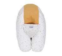 Tinéo Coussin de maternité MULTIRELAX 3-en-1 Tissu éponge Jaune / Pois