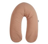 TINÉO - Coussin De Maternité - Coussin d'Allaitement - Coussin de Grossesse - Multifonction 2 en 1 - Déhoussable - Fabriqué En France - 78x44cm (Éponge rose peach/trees)