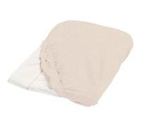 Tinéo Toilette Housse de Matelas à Langer en Viscose de Bambou Écru