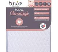 Tinéo - Matelas bébé 70x140cm Climatisé Blanc G
