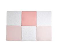 Tinéo - Maxi tapis d'éveil imprimé Mon Cœur - Tapis de jeux bébé et tapis de motricité bébé en mousse déhoussable et pliable - Multifonction 5 en 1 - Grande surface de jeu - Dès la naissance