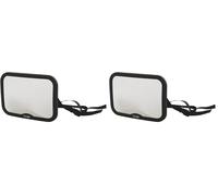 Tinéo - Miroir De Voiture - Sangles Réglables - 360° - 24x17 cm (Lot de 2)