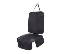 Tinéo Protection de siège voiture avec ailettes Compatible ISOFIX Noir
