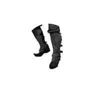 tinetill Jambières pour Homme Guêtres Médiévales Couvre-Bottes Guerrier Armure Jambières Renaissance Costume Chaussures pour Halloween Cosplay