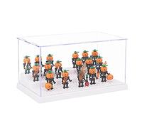 Tingacraft Vitrine Acrylique (24 x 14 x 12 cm) Boîte pour Minifigurine, Blanc