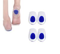 TingDongWei 2 Paires Talonnette Gel Silicone, Soulage Douleurs Pieds Semelle Talon pour Homme et Femme (EU 35-39)