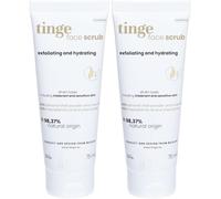 Tinge Gommage facial exfoliant et hydratant. Gel(S) 2x75 ml