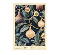 TINGGATG Affiche Rétro Sur Toile Représentant Des Fruits Des Légumes Des Pommes De Terre Et Du Citron Décoration Murale Pour Salle À Manger Bureau 50X70Cm