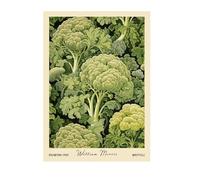 TINGGATG Affiche Rétro Sur Toile Représentant Des Fruits Des Légumes Des Pommes De Terre Et Du Citron Décoration Murale Pour Salle À Manger Bureau 50X70Cm