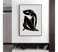 TINGGATG Peinture Murale Abstraite Bohème Affiche Toile Moderne Pour Maison Salon Chambre À Coucher Bar Décoration Esthétique Cadeau Décoration De Maison Et De Chambre 50X70Cm