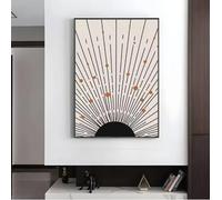 TINGGATG Peinture Murale Abstraite Bohème Affiche Toile Moderne Pour Maison Salon Chambre À Coucher Bar Décoration Esthétique Cadeau Décoration De Maison Et De Chambre 50X70Cm