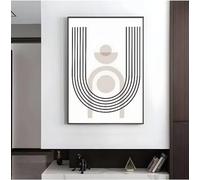 TINGGATG Peinture Murale Abstraite Bohème Affiche Toile Moderne Pour Maison Salon Chambre À Coucher Bar Décoration Esthétique Cadeau Décoration De Maison Et De Chambre 50X70Cm