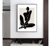 TINGGATG Peinture Murale Abstraite Bohème Affiche Toile Moderne Pour Maison Salon Chambre À Coucher Bar Décoration Esthétique Cadeau Décoration De Maison Et De Chambre 50X70Cm