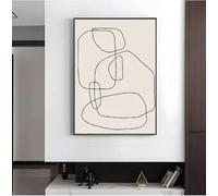 TINGGATG Peinture Murale Abstraite Bohème Affiche Toile Moderne Pour Maison Salon Chambre À Coucher Bar Décoration Esthétique Cadeau Décoration De Maison Et De Chambre 50X70Cm