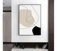 TINGGATG Peinture Murale Abstraite Bohème Affiche Toile Moderne Pour Maison Salon Chambre À Coucher Bar Décoration Esthétique Cadeau Décoration De Maison Et De Chambre 50X70Cm