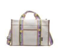 TingHaoO 1. Sac en toile surdimensionné tendance avec poignée renforcée et sangle réglable pour un usage quotidien. Sac en toile de grande capacité, violet, One Size
