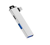 TingHaoO Adaptateur compact USB C vers USB avec port USB 2.0 et USB 3.0 pour ordinateurs portables, tablettes, appareils Android Windows, adaptateur en alliage d'aluminium