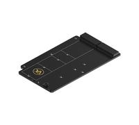 TingHaoO Adaptateurs PCIe NVMe pour 5 avec stabilité de transfert de données améliorée et compatibilité avec les disques durs 2280, deux cartes d'extension SSD NVMe PCB