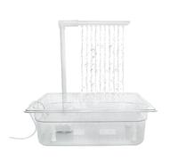 TingHaoO Baignoire pour oiseaux avec circulation d'eau continue - Fontaine automatique avec baignoire MultiTap - Baignoire pour oiseaux - Baignoire pour perruches