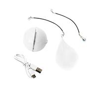 TingHaoO Balle électrique pour animaux de compagnie - Jouet à mâcher pour chats - Avec lumière LED - Auto-mobile - Pour chiots - Pour mâcheurs agressifs - Entraînement des petits chiens