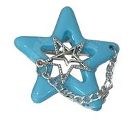 TingHaoO Barrette à cheveux décorative en forme d'étoile pour femmes et filles